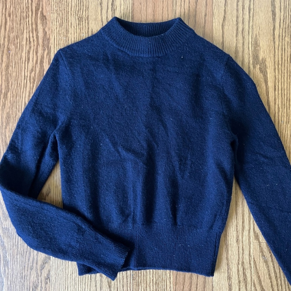 Zara navy blue sweater